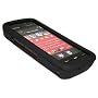 iTALKonline HYBRID Protection Case/Cover/Skin For Nokia 5800 xPress Music - Black