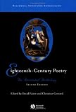 Eighteenth-century Poetry: An Annotated Anthology (Blackwell Annotated Anthologies)