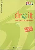 Revue Hachette  / Droit documents et méthodes BTS, 1ère année : Livre de l'élève