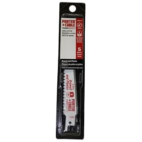 Porter Cable 14065-5 6-Inch 6 Teeth per Inch Drywall and Plaster Cutting Blade, 5 Pack
