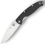 Spyderco Resilience Black G-10 PlainEdge Knife
