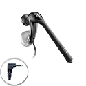 Plantronics EarBud Headset with Noise-Canceling Microphone, 2.5mm Plug