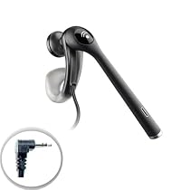 Plantronics EarBud Headset with Noise-Canceling Microphone, 2.5mm Plug