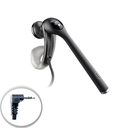 Plantronics MX256-X1 EarBud Headset with Noise-Canceling Microphone with 2.5mm Plug