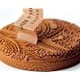 Terracotta Disc Holder for "Le Papier d'Armenie" Purifying Incense Papers