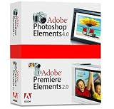 Adobe Photoshop Elements 4.0 plus Adobe Premiere Elements 2.0 - Ensemble complet - 1 utilisateur - CD - Win - francais