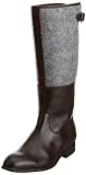 Rockport Women's Lola Pull On Boot,Dark Brown Leather/Heather Grey Loden,10 M US