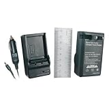 Includes EXPEDITED SHIPPING AT CHECKOUT With Extended Performance Replacement Mini Battery Travel Charger for Specific Digital Camera and Camcorder Models / Compatible with FujiFilm S100, S100FS with Intelligent-Charge Technology *Includes Car Adapter*