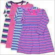 Infant Girls Long Sleeve Stripe Dress