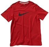 Nike Kinder T-Shirt Big Swoosh Crew, rot, S / 128-140