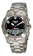 Tissot Men's T0474201105100 T-Touch II Black Digital Multi Function Watch from Tissot