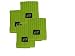 Ribbed Terry Cotton Dish Cloths (Lime Green, 4-Pack)