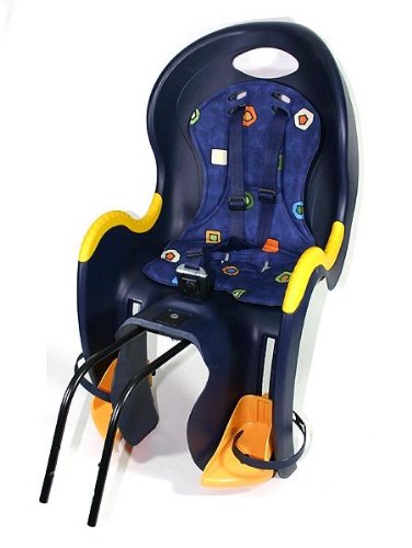 Fahrrad-Kindersitz Cocoon Standard Halter blau/gelb TÜV