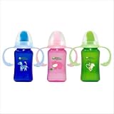 green sprouts 8 Ounce Trainer Bottle, Pink