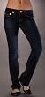 True Religion Johnny Stretch Jeans in Dark Pony Express