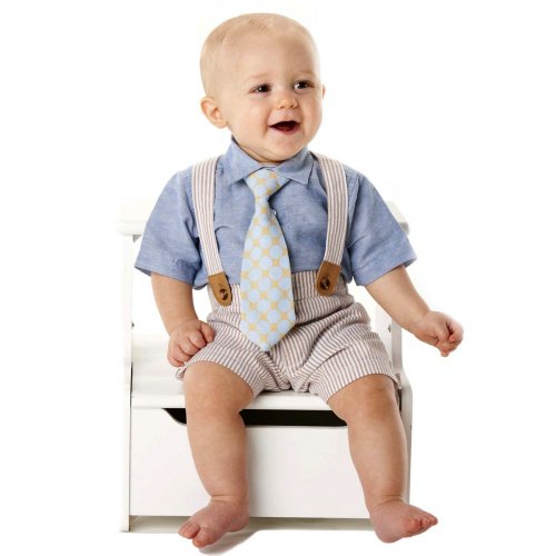Mud Pie Baby Boy 3-Piece Seersucker Set