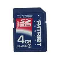 Patriot Signature 4 GB SDHC Class 4 Secure Digital Card PSF4GSDHC4