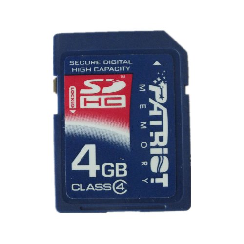 Patriot Signature 4 GB SDHC Class 4 Secure Digital Card PSF4GSDHC4