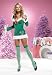 Christmas 3PC the Grinch Snow Flake Elf Sexy Holiday Party Costume