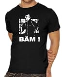 Touchlines Bruce Lee BAeM ! T-Shirt, Black, Groesse: L