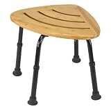 Bamboo Corner Shower Seat Bamboo Corner Shower Seat