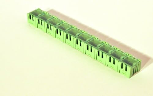 WenTai Green SMT SMD Component Small Part Hobby Storage Snap Box and Organizer (set of 10)