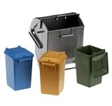 Trash Bin Set (3 small, 1 big) by Bruder Toys
