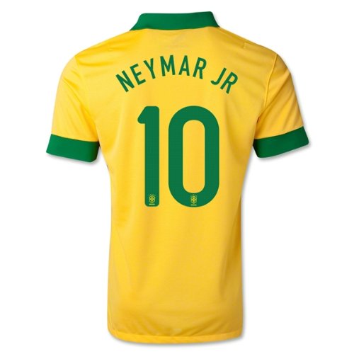 #10 NEYMAR JR Brazil Home Kid Soccer Jersey & Matching Short Set - Size: Youth Small