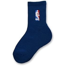 Buy For Bare Feet NBA Logoman Youth Socks 2 Pack - Navy