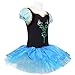Girls Birthday Theme Party Dance Tutu Dress Flourish Flower Embroidery