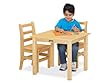 Jonti-Craft 57218JC 18" High Square Table, Maple