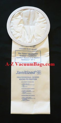 Nobles Castex TrailBlazer & TrailBlazer Lite Micron Filter Janitized Plus Vacuum Cleaner Bags1 Case Lot - 100 Individual Bags - OEM #: 612084***Includes Free Shipping!***