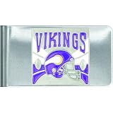 Stainless Steel NFL Minnesota Vikings Money Clip