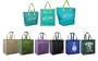 3 Insulated Aqua Color Tote Bags + Reusable Grocery Tote Bag 6 Pack Combo