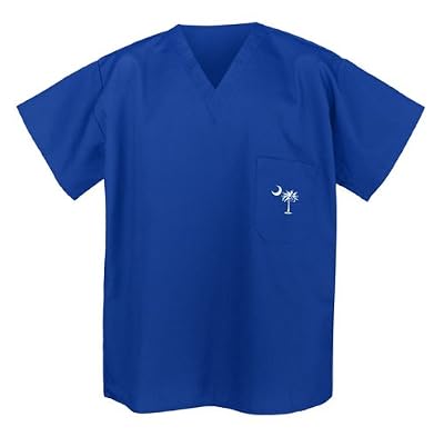 South Carolina Palmetto Scrubs Top Shirt- Palmetto Moon For HIM or HER SEARCH BROAD BAY FOR OTHER Unique GIFT Ideas for Man Men Woman Women Ladies Nurses