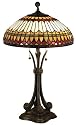 Quoizel West End Tiffany 2-Light Table Lamp