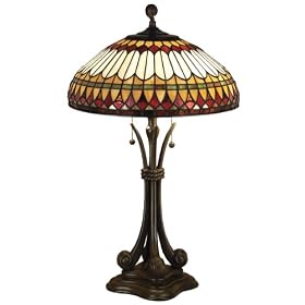 Quoizel West End Tiffany 2-Light Table Lamp by Quoizel