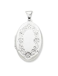 14k Gold White Gold Locket