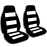2 seat covers Black with Black and White Checkers for 2008 Toyota Tacoma. Fit nice... by DESIGNCOVERS