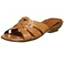 Naturalizer Women's Buster Leather Thong,Caramelo,4 M