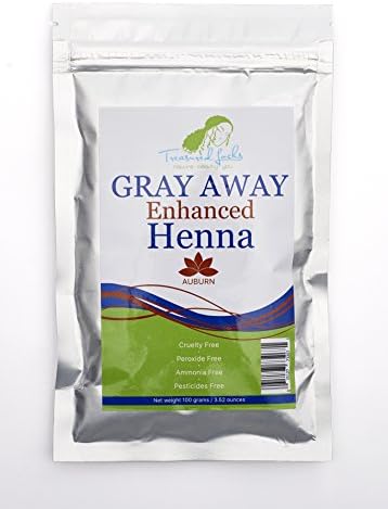 Treasured Locks Gray Away Enhanced Henna- Auburn