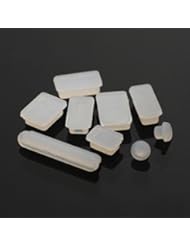 PC Accessory: CoolLife 9pcs Anti Dust Plug Cover Set Silicone Universal For Apple Macbook Pro 13" 15" Air - CoolLife CO.,LTD