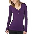 Converse&reg; One Star&reg; Womens Madero Henley - Queens Violet