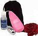 Romantic Pink Silver Bullet Massager Vibrator PLUS Embrace Unscented/unflavored Perso...