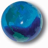 Buy Blue Earth Marble With Green Continents, Recycled Glass, 1.4 Inch Diameter by Shasta Visions