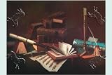 Art Poster, Music and Literature - 27.5 x 18.75