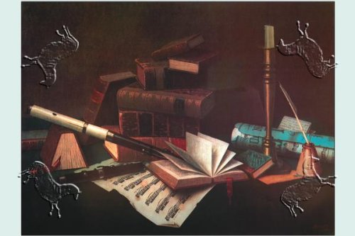 Art Poster, Music and Literature - 27.5 x 18.75