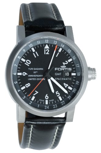 Fortis Men's 624.22.11 YGE L Limited Edition Gagarin Automatic Date Leather Watch