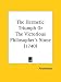 Book The Hermetic Triumph Or The Victorious Philosopher's Stone (1740)