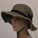 Washed Frayed Youth Bucket Hats-Olive Black